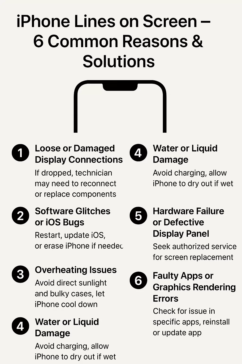 iPhone Lines on Screen – 6 Common Reasons & Solutions